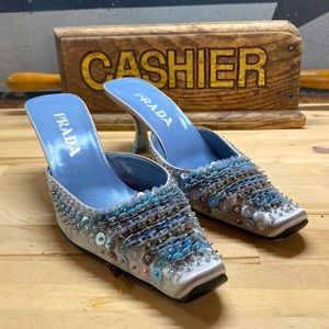 Prada Vero Cuoio vintage kitten heels